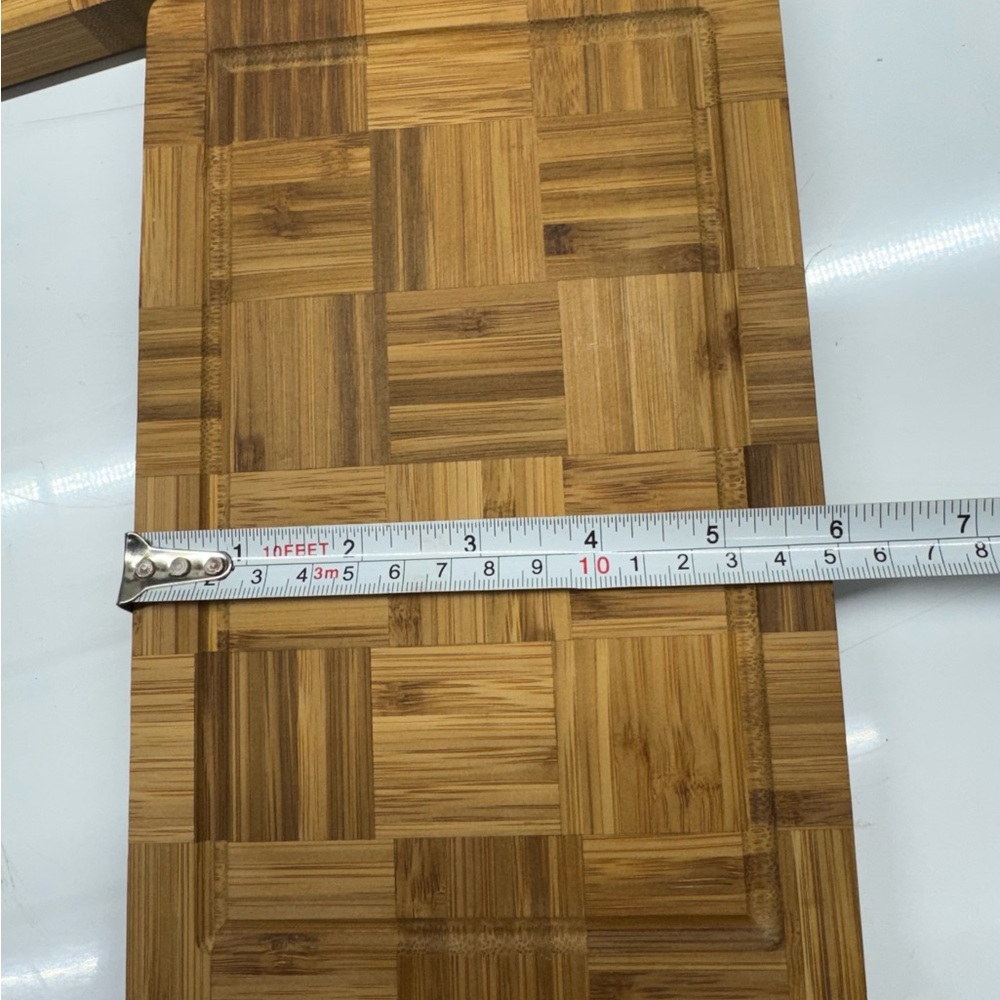 New Fibogolla Bamboo Cutting Boards Set of 2 - Picture 8 of 9